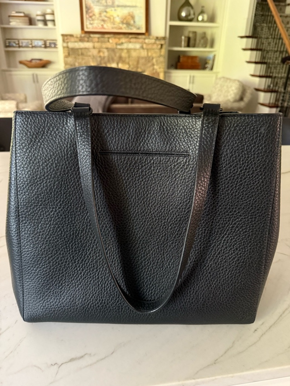 Dagne Dover Black Tote Bag Size Medium - Picture 10 of 11